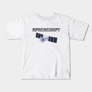 Spacecraft Pixels Kids T-Shirt